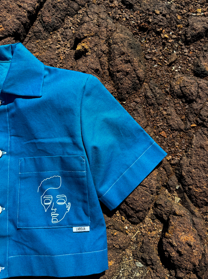 Chemise Blue Ocean - version courte