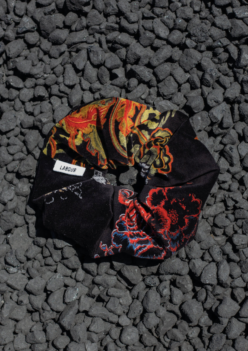Chouchou XXL - Black & Orange