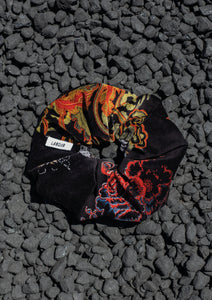 Chouchou XXL - Black & Orange